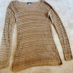 Gold Sweater, See-Thru